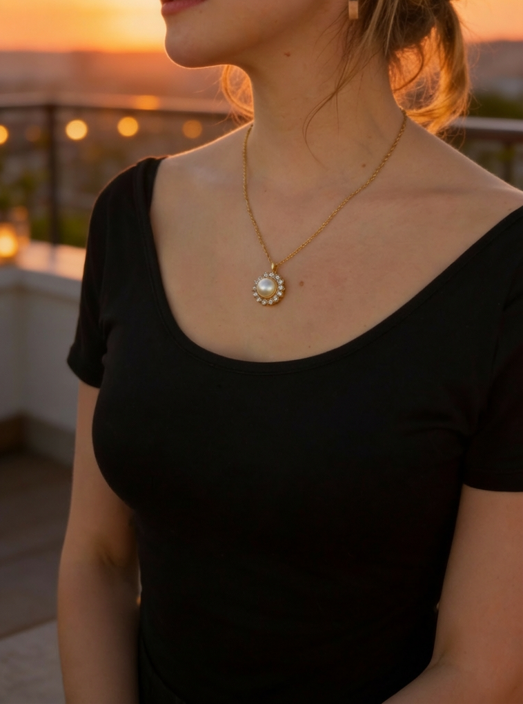Collar Perla de Sol