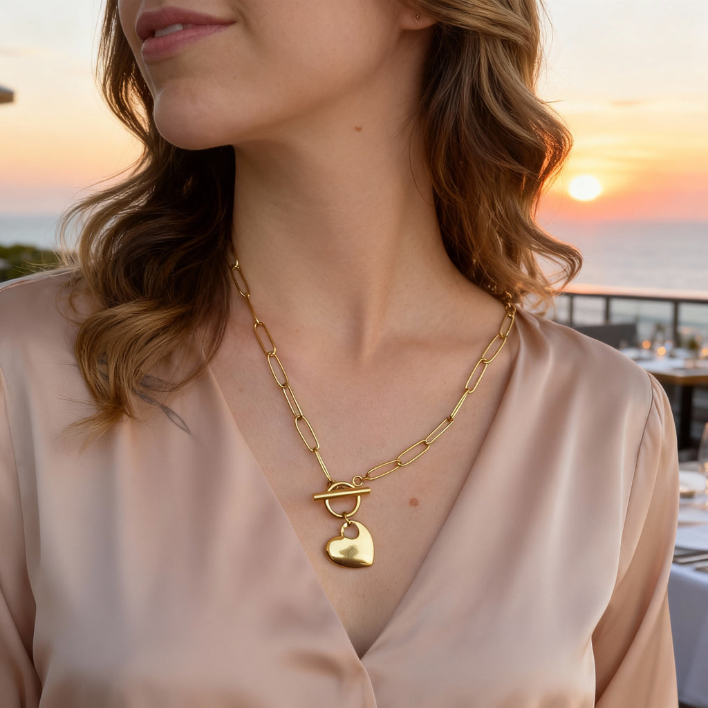 Collar Corazón de Oro