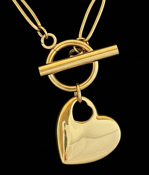 Collar Corazón de Oro