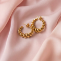 Aros espiral Gold