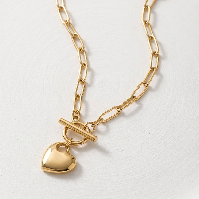 Collar Corazón de Oro