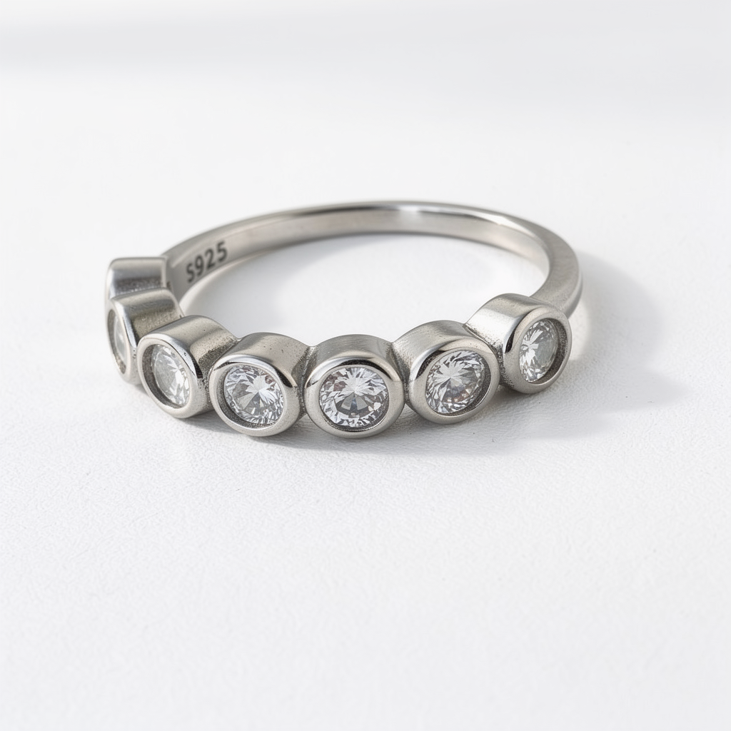 Anillo Luna de Plata