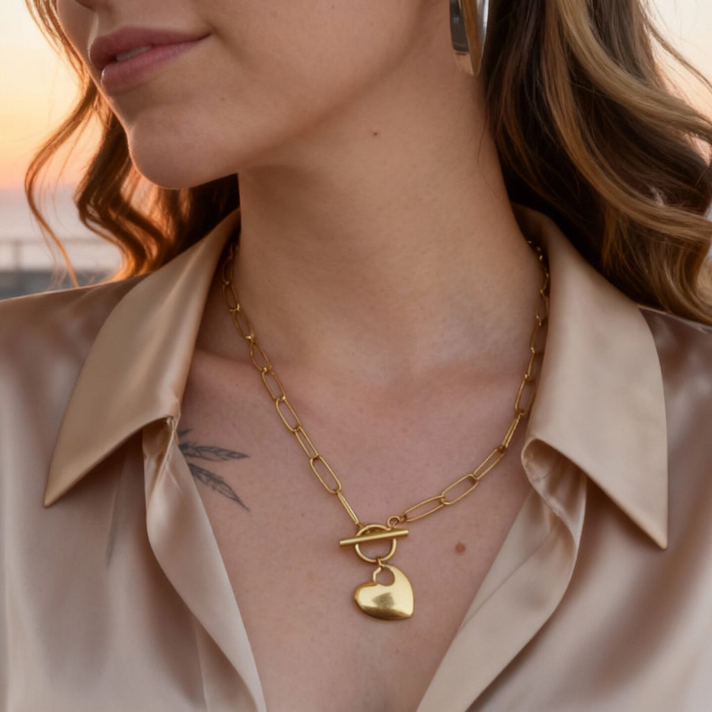 Collar Corazón de Oro