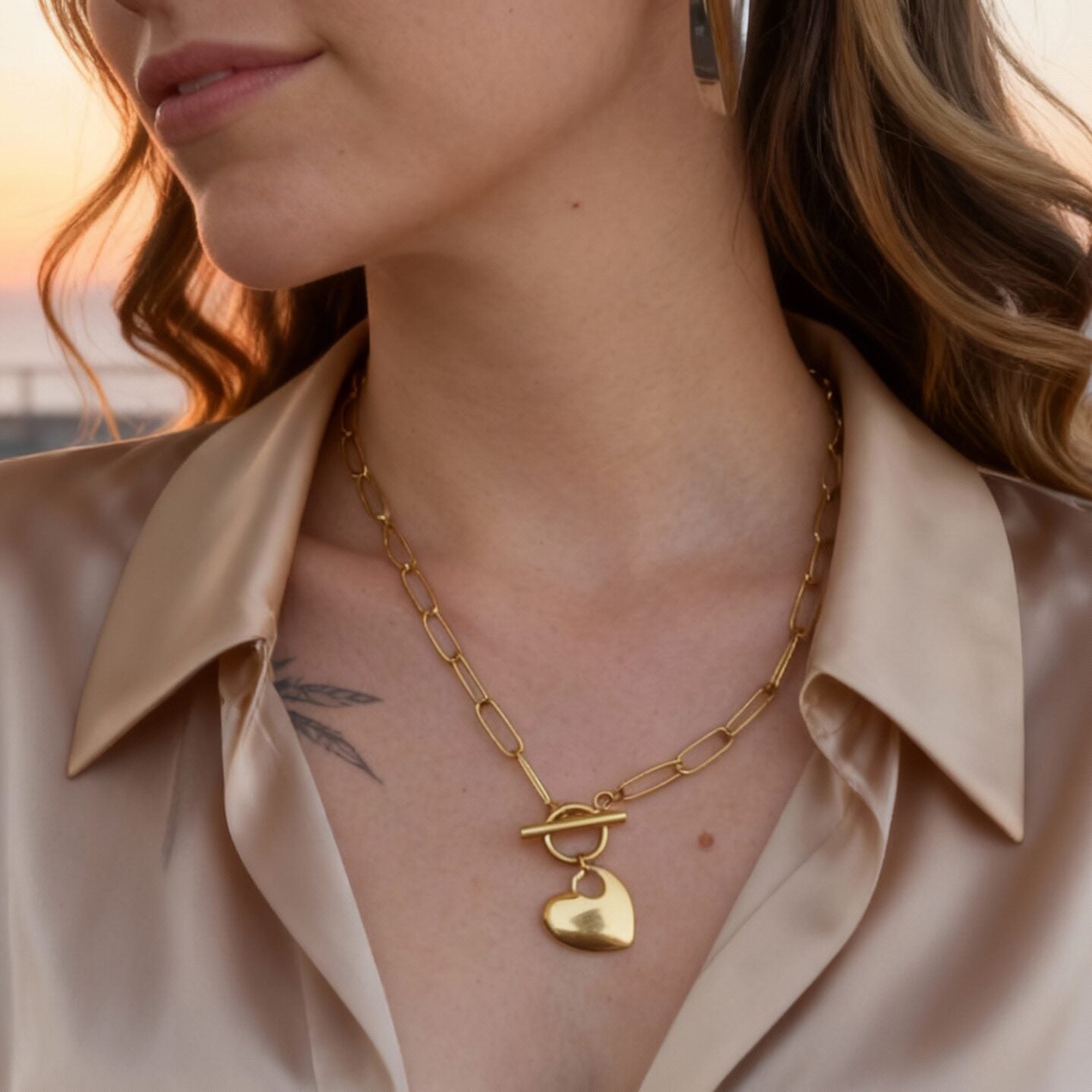 Collar Corazón de Oro