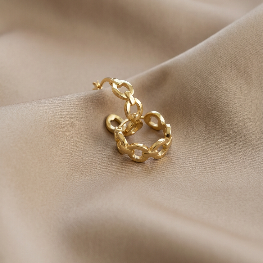 Aros Trenza de Luna
