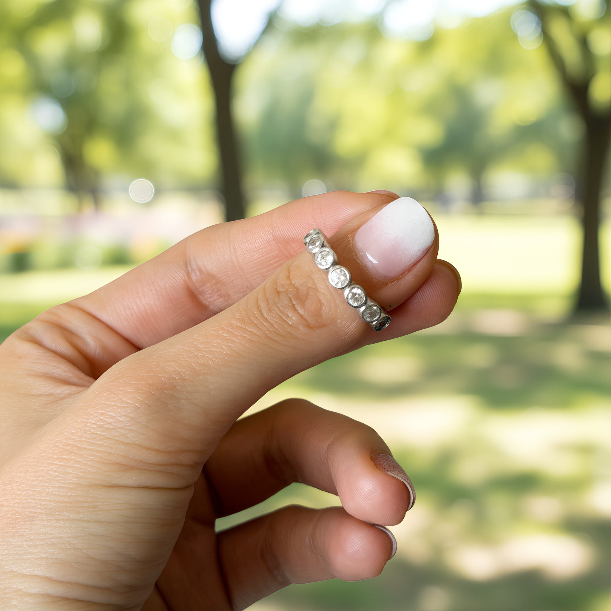 Anillo Luna de Plata