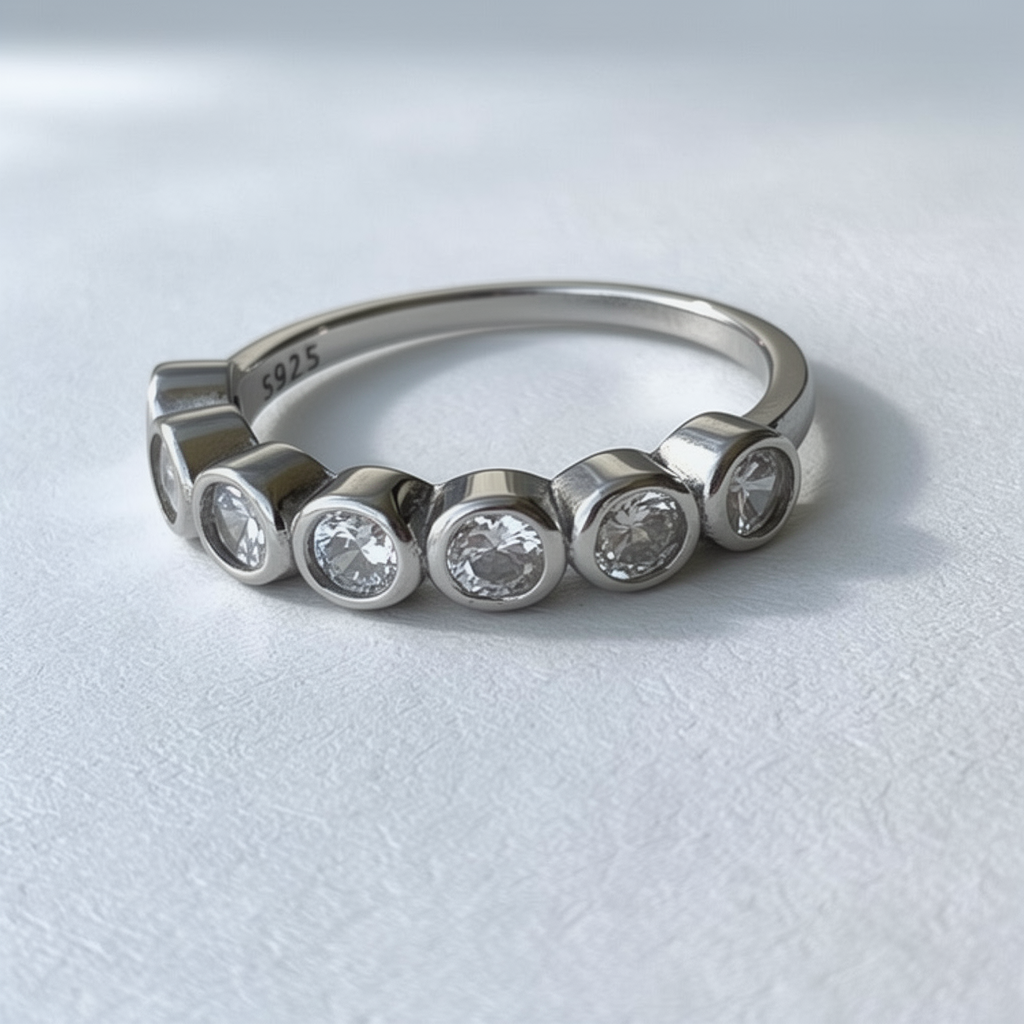 Anillo Luna de Plata