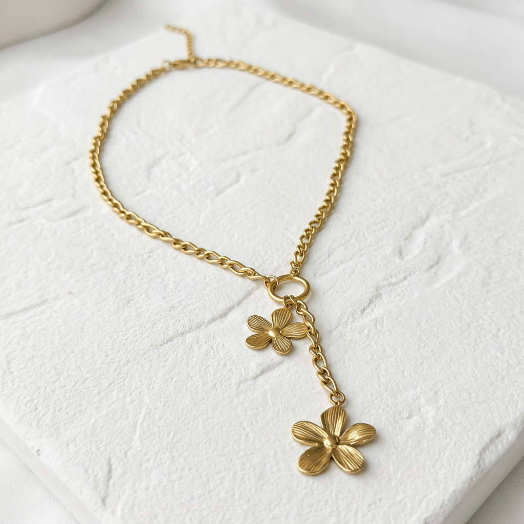 Collar Flora dorada